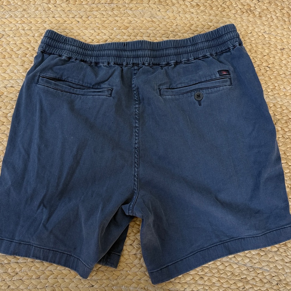 Faherty Essential Drawstring Short- Navy Elastic-… - image 4